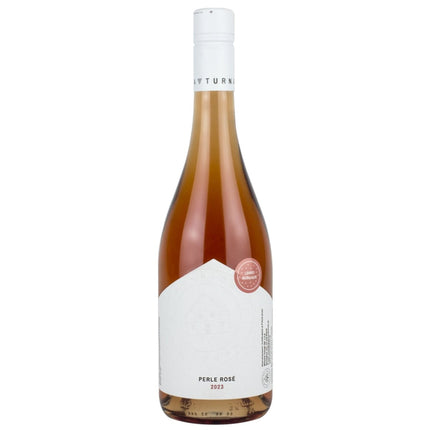 SEO. Perlé Rosé 2023 - Semi - Sparkling Rosé halbtrocken aus Polen - Winnica Turnau - Linkreich