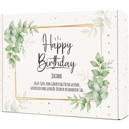 SEO. Personalisierte DIY Geschenkbox - Eukalyptus mit Wunschtext - Linkreich
