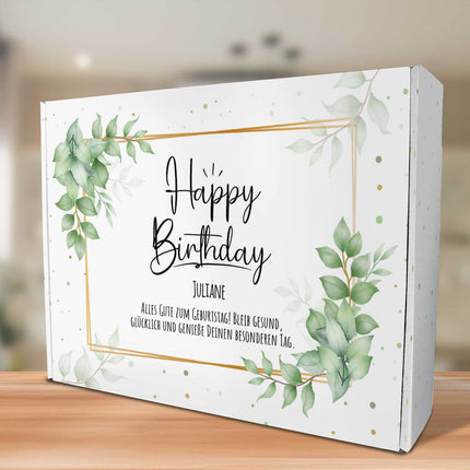 SEO. Personalisierte DIY Geschenkbox - Eukalyptus mit Wunschtext - Linkreich