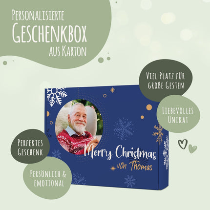 SEO. Personalisierte DIY Geschenkbox Fotomotiv Kreis mit Foto & Namen - Linkreich