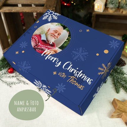 SEO. Personalisierte DIY Geschenkbox Fotomotiv Kreis mit Foto & Namen - Linkreich