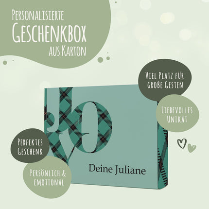SEO. Personalisierte DIY Geschenkbox im Joy Design mit Wunschtext - Linkreich
