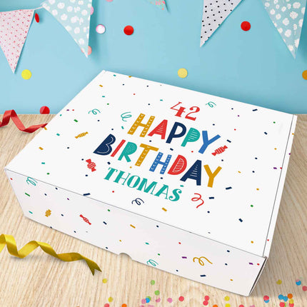 SEO. Personalisierte DIY Geschenkbox - Konfetti mit Wunschtext - Linkreich