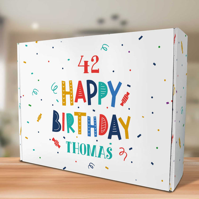 SEO. Personalisierte DIY Geschenkbox - Konfetti mit Wunschtext - Linkreich