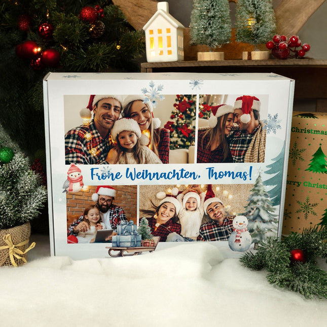 SEO. Personalisierte DIY Geschenkbox mit 4 Fotos & Wunschtext - Linkreich