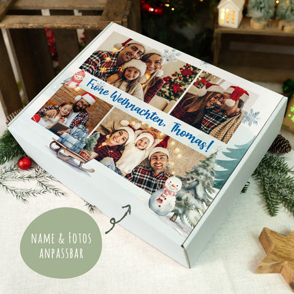 SEO. Personalisierte DIY Geschenkbox mit 4 Fotos & Wunschtext - Linkreich