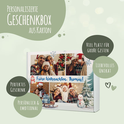 SEO. Personalisierte DIY Geschenkbox mit 4 Fotos & Wunschtext - Linkreich