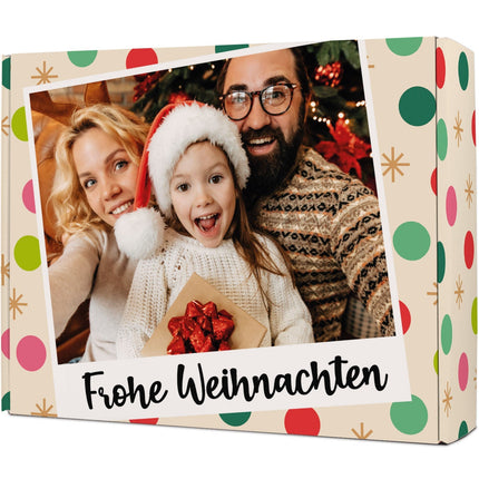 SEO. Personalisierte DIY Geschenkbox mit Retro Foto Design - Bunt Linkreich