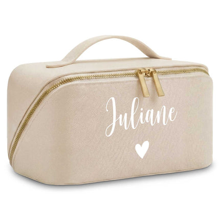 SEO. Personalisierte eckige Kosmetiktasche mit Name für Kosmetik & MakeUp - Oyster Linkreich