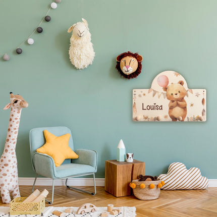 SEO. Personalisierte Garderobe fürs Kinderzimmer - Bär - Linkreich