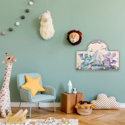 SEO. Personalisierte Garderobe fürs Kinderzimmer - Drache - Linkreich