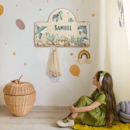 SEO. Personalisierte Garderobe fürs Kinderzimmer - See - Linkreich