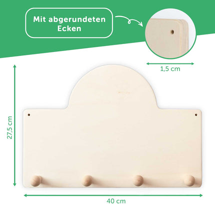 SEO. Personalisierte Garderobe fürs Kinderzimmer - Wald - Linkreich