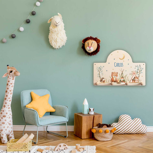SEO. Personalisierte Garderobe fürs Kinderzimmer - Zelten - Linkreich