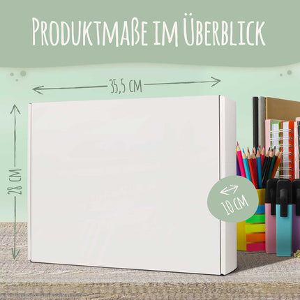 SEO. Personalisierte Geschenkbox - Bye Bye Grundschule - Einschulung - Linkreich