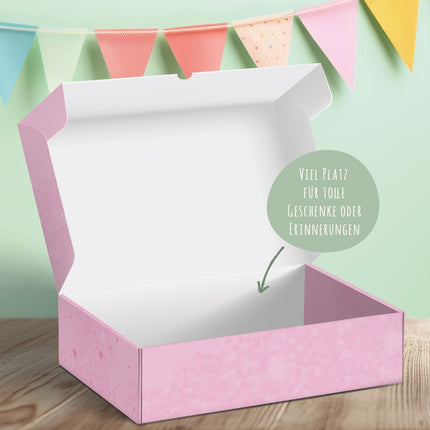SEO. Personalisierte Geschenkbox - Bye Bye Grundschule - Einschulung - Linkreich