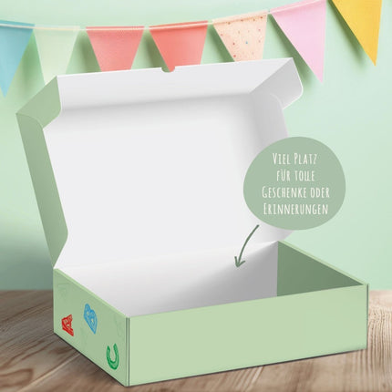 SEO. Personalisierte Geschenkbox - Schulkind Kreide - Einschulung - Linkreich