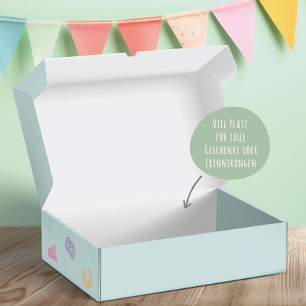 SEO. Personalisierte Geschenkbox - Schulkind Kreide - Einschulung - Linkreich