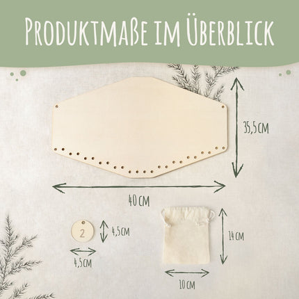 SEO. Personalisierter Adventskalender aus Holz mit Druckmotiv & Namen - Eisbären - Linkreich