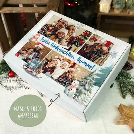 SEO. Personalisierter DIY Adventskalender mit 4 Fotos & Wunschtext zum selbst Befüllen - Linkreich