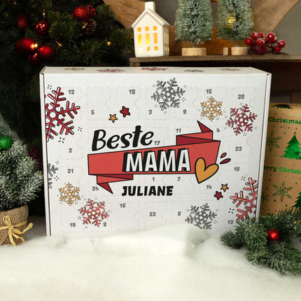 SEO. Personalisierter DIY Adventskalender mit Beste/Bester Design zum selbst Befüllen - Beste Mama Linkreich