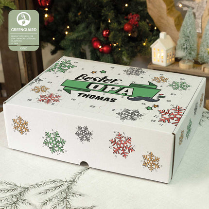 SEO. Personalisierter DIY Adventskalender mit Beste/Bester Design zum selbst Befüllen - Bester Opa Linkreich