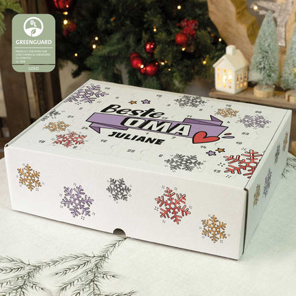 SEO. Personalisierter DIY Adventskalender mit Beste/Bester Design zum selbst Befüllen - Beste Oma Linkreich