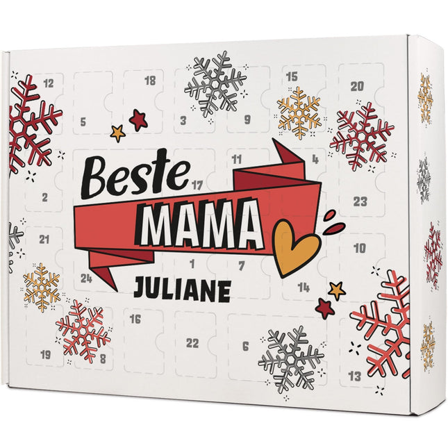 SEO. Personalisierter DIY Adventskalender mit Beste/Bester Design zum selbst Befüllen - Beste Mama Linkreich