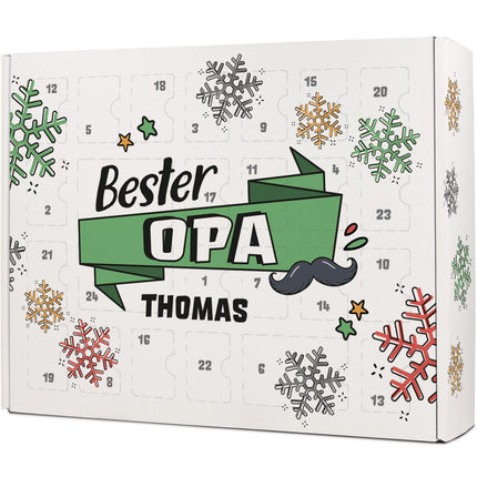 SEO. Personalisierter DIY Adventskalender mit Beste/Bester Design zum selbst Befüllen - Bester Opa Linkreich