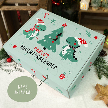 SEO. Personalisierter DIY Adventskalender mit Dinos Design zum selbst Befüllen - Linkreich