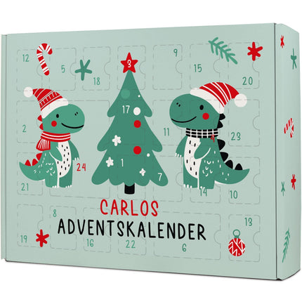 SEO. Personalisierter DIY Adventskalender mit Dinos Design zum selbst Befüllen - Linkreich
