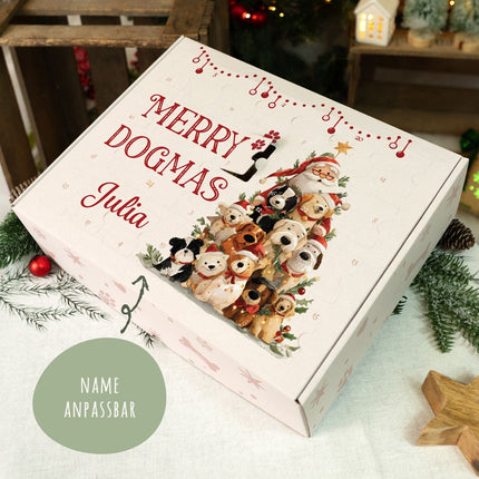 SEO. Personalisierter DIY Adventskalender mit Dogmas Design zum selbst Befüllen - Linkreich