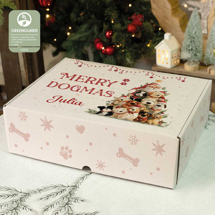 SEO. Personalisierter DIY Adventskalender mit Dogmas Design zum selbst Befüllen - Linkreich