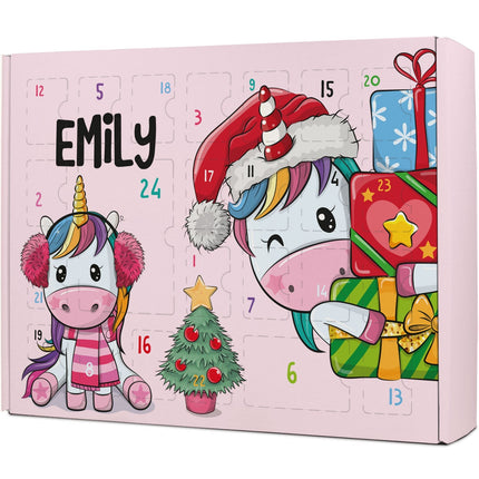 SEO. Personalisierter DIY Adventskalender mit Einhorn Design zum selbst Befüllen - Linkreich