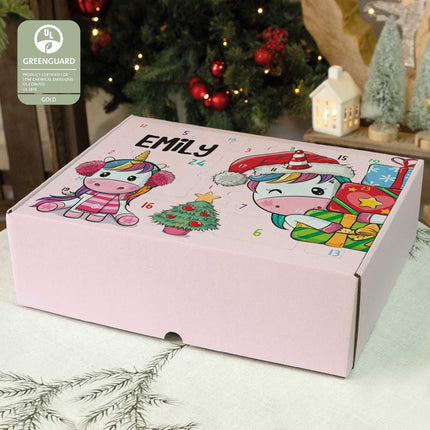 SEO. Personalisierter DIY Adventskalender mit Einhorn Design zum selbst Befüllen - Linkreich