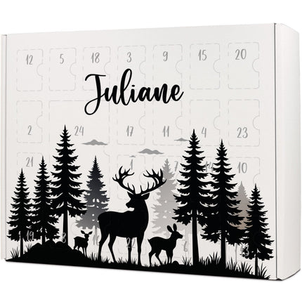SEO. Personalisierter DIY Adventskalender mit Hirsch Design zum selbst Befüllen - Linkreich