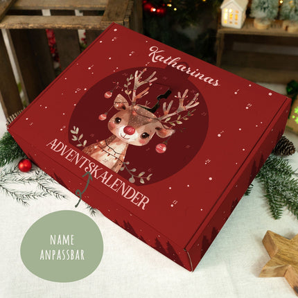 SEO. Personalisierter DIY Adventskalender mit Rentier Design zum selbst Befüllen - Linkreich