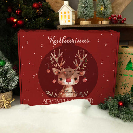 SEO. Personalisierter DIY Adventskalender mit Rentier Design zum selbst Befüllen - Linkreich