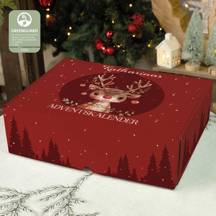 SEO. Personalisierter DIY Adventskalender mit Rentier Design zum selbst Befüllen - Linkreich