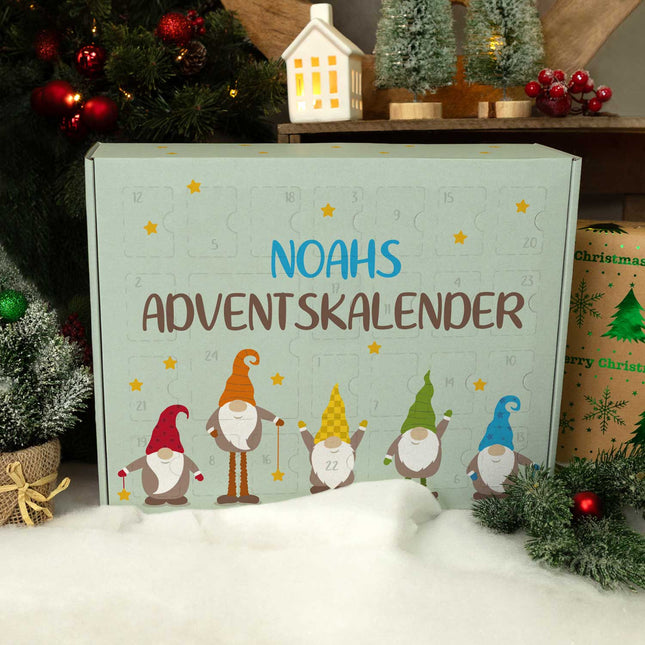 SEO. Personalisierter DIY Adventskalender mit Wichtel Design zum selbst Befüllen - Linkreich