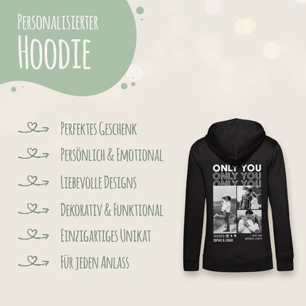 SEO. Personalisierter Hoodie - Only You - Herren Linkreich