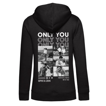 SEO. Personalisierter Hoodie - Only You - Damen Linkreich