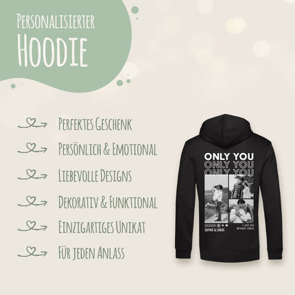 SEO. Personalisierter Hoodie - Only You - Herren Linkreich