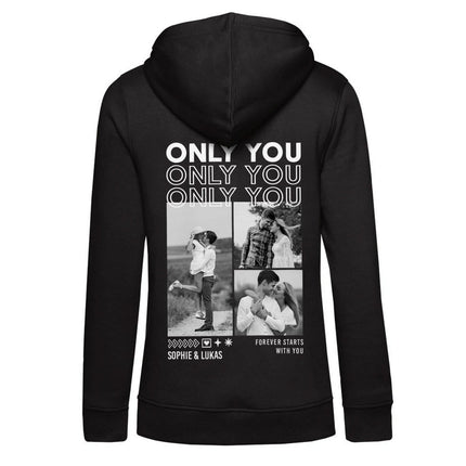 SEO. Personalisierter Hoodie - Only You - Damen Linkreich