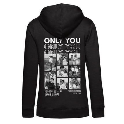 SEO. Personalisierter Hoodie - Only You - Damen Linkreich