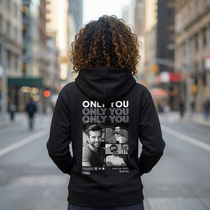 SEO. Personalisierter Hoodie - Only You - Damen Linkreich