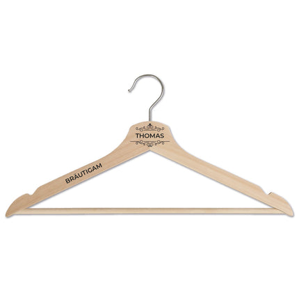 SEO. Personalisierter Kleiderbügel - Hochzeit Ranken - Natur Linkreich