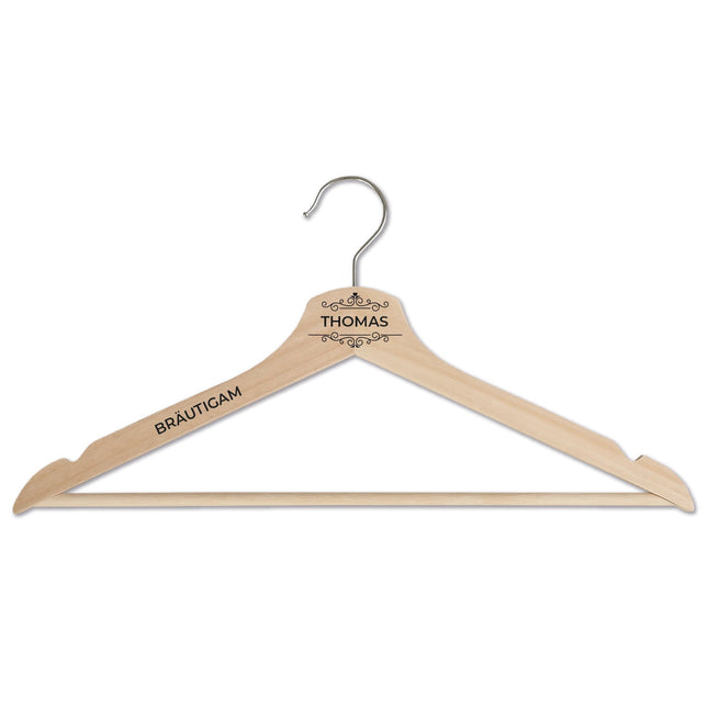 SEO. Personalisierter Kleiderbügel - Hochzeit Ranken - Natur Linkreich