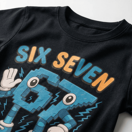 SEO. Personalisiertes Kinder T-Shirt - 67 Six Seven - 98 - 104 Linkreich