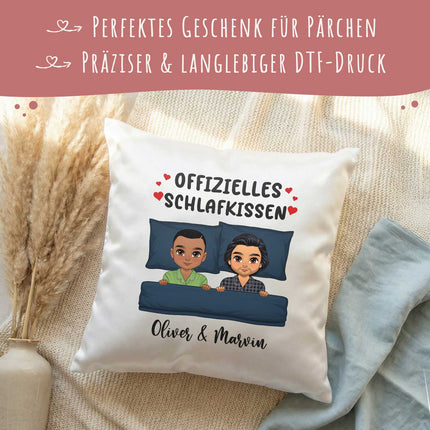 SEO. Personalisiertes Kissen mit Motiv - Offizielles Schlafkissen - Linkreich